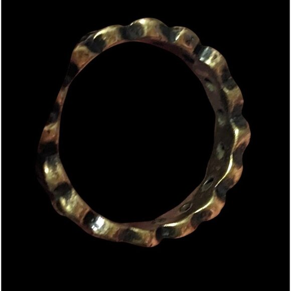 Elven Leaf Fantasy Gold Tone Costume Ring Size 6 - Picture 5 of 14